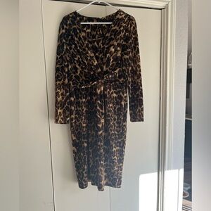 Cheetah Print Leslie Fay size 10 Dress